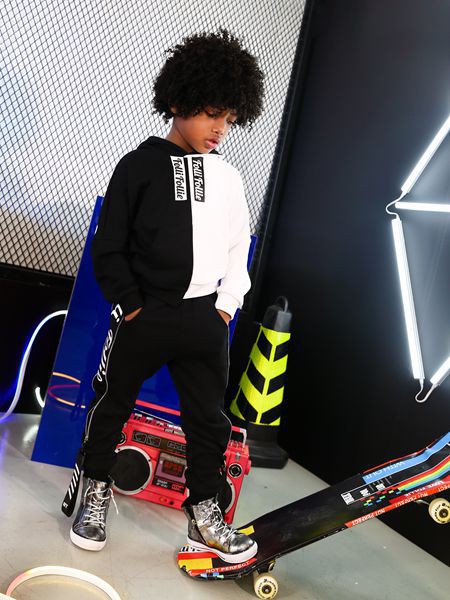 芙丽芙丽童装2022春夏季拼色T恤