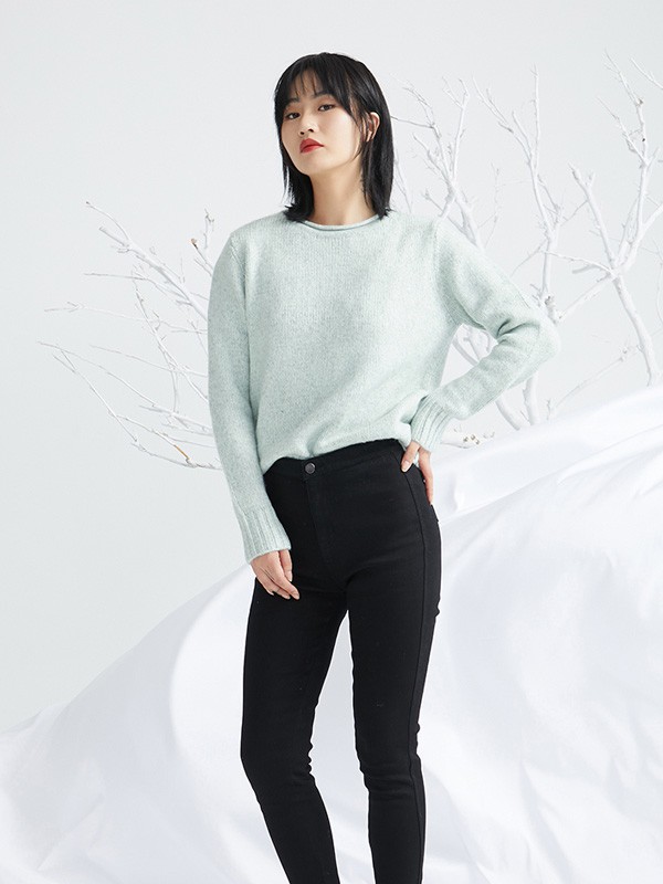 ...minette女装2021秋冬季黑色长裤