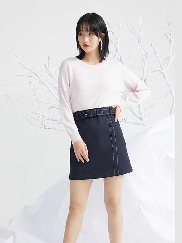 ...minette女装2021秋冬季白色T恤