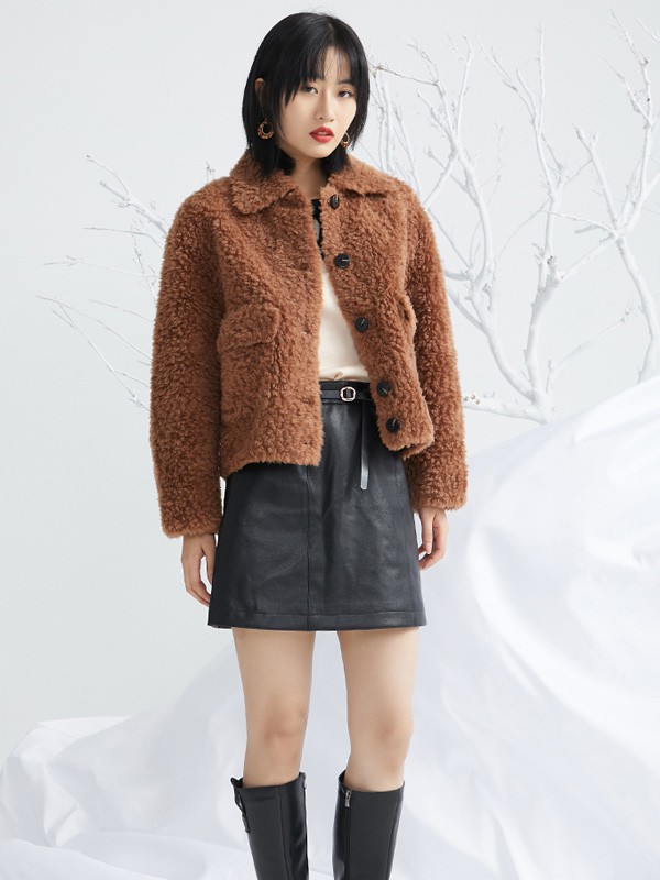 ...minette女装2021秋冬季黑色短裙