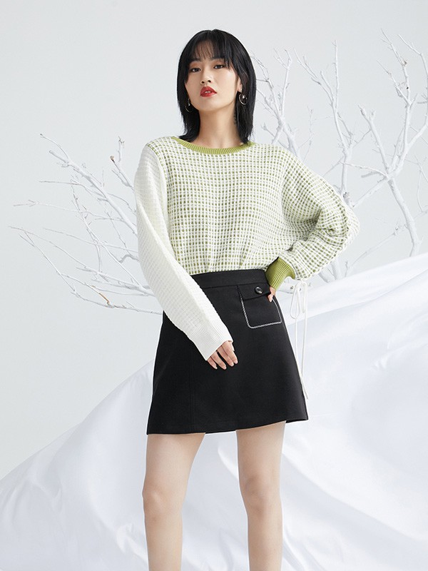 ...minette女装2021秋冬季绿色T恤