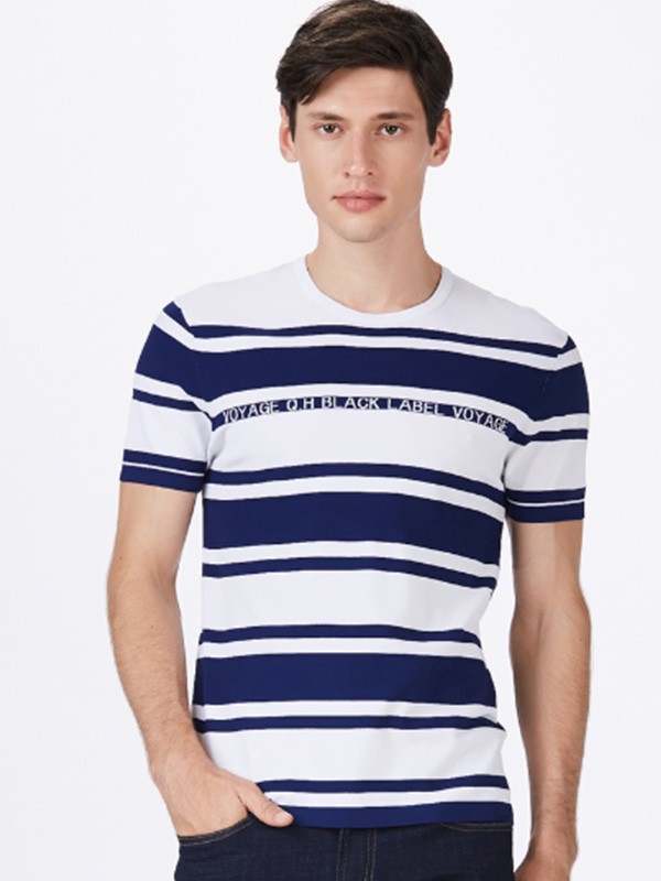 群豪男装2022春夏季白色T恤