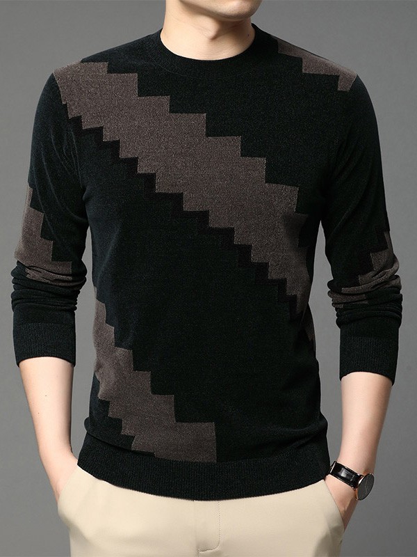 巴贝男装2021秋冬季黑色polo衫