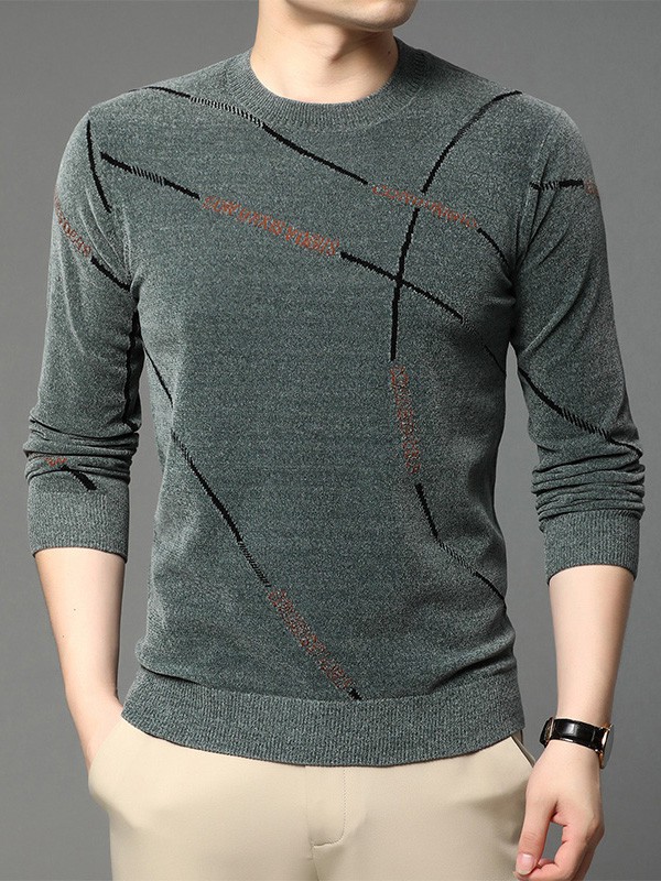 巴贝男装2021秋冬季绿色T恤