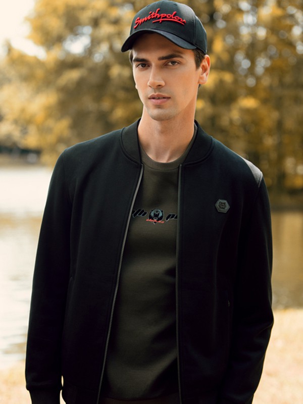 Jefulei男装2022春夏季黑色外套