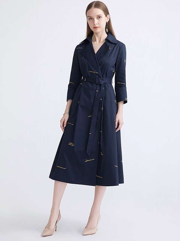 IVYKKI2022春夏季黑色衬衫裙