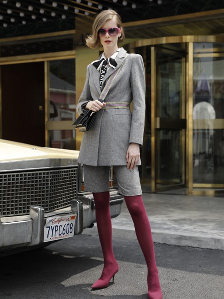 T‘ameril女装2022春夏季灰色大衣