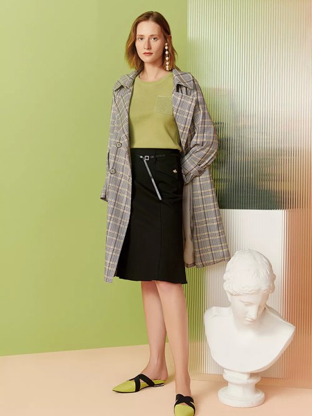 欧丝蒂雅文2022春夏季灰色大衣