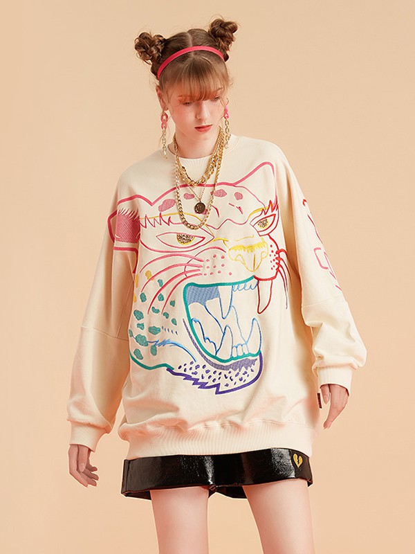 LALABOBO2021秋冬季白色T恤