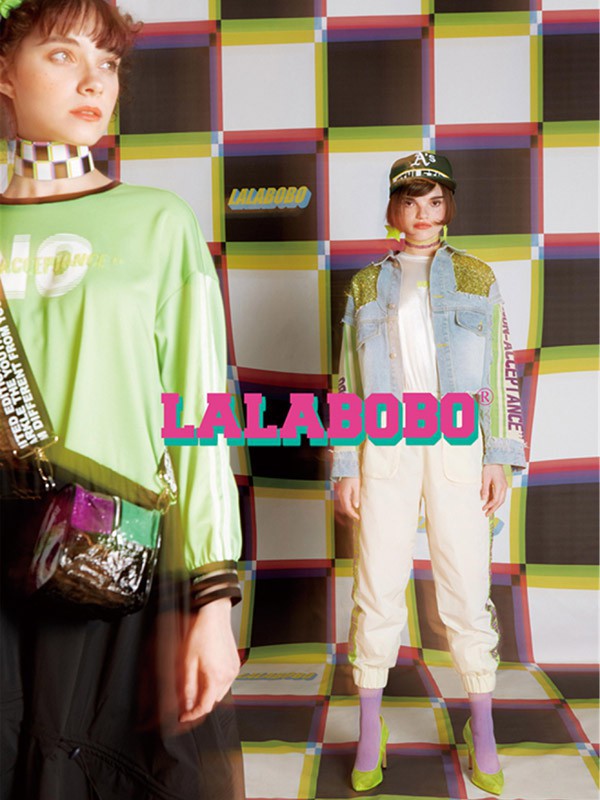 LALABOBO2022春夏季绿色T恤