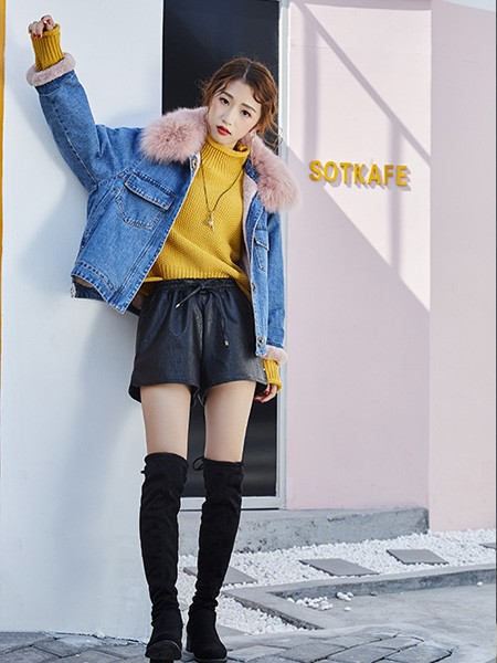 集韩号2022春夏季黑色短裤