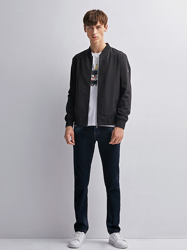 LOYOU2021秋冬季白色T恤