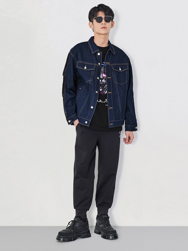 TRENDIANO2022春夏季藏蓝色外套