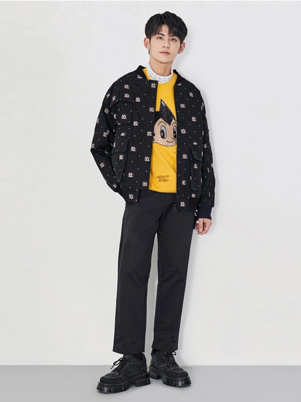 TRENDIANO2022春夏季黄色T恤