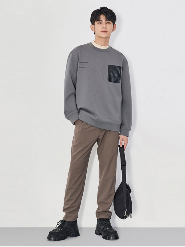 TRENDIANO2022春夏季咖啡色长裤