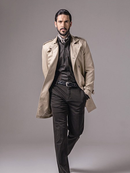 FKYM男装2021秋冬季黑色长裤