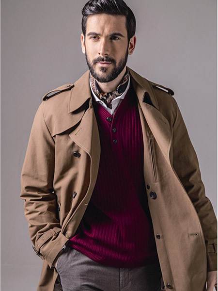 FKYM2021秋冬季卡其色风衣