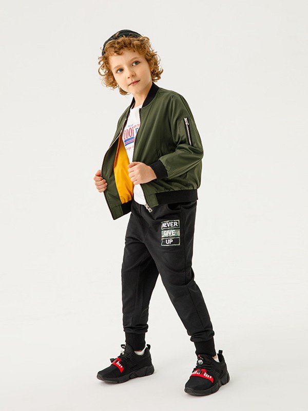 玛吉卡MAJAC童装2021秋冬季黑色长裤