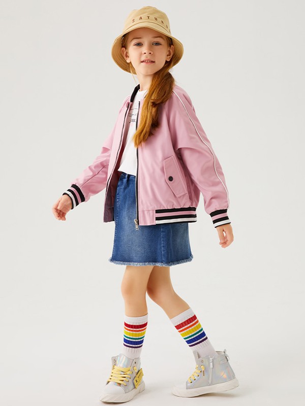 玛吉卡MAJAC童装2021秋冬季藏蓝色短裙