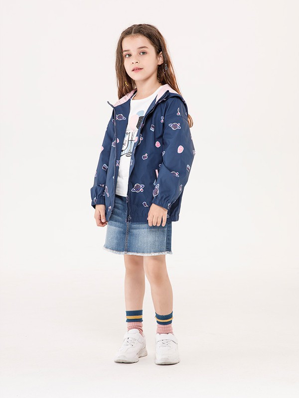 玛吉卡MAJAC童装2021秋冬季藏蓝色外套