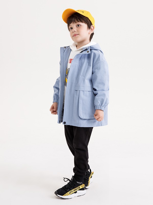 玛吉卡MAJAC童装2021秋冬季蓝色外套
