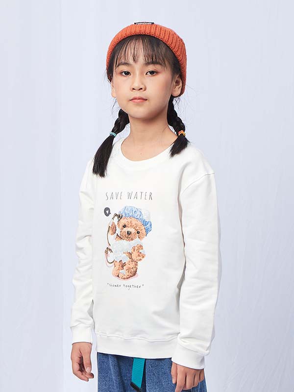 唯思凡weisifan童装2022春夏季白色T恤