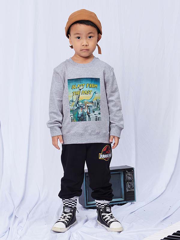 唯思凡weisifan童装2022春夏季灰色T恤