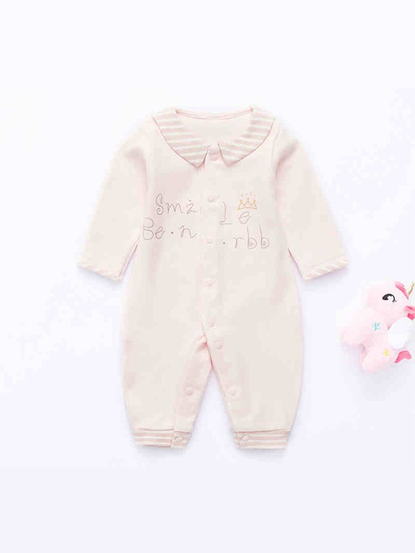 婴尚2021秋冬季白色连体衣