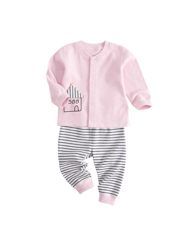 婴尚2021秋冬季粉色T恤