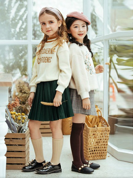 塔哒儿2021秋冬季墨绿色百褶裙