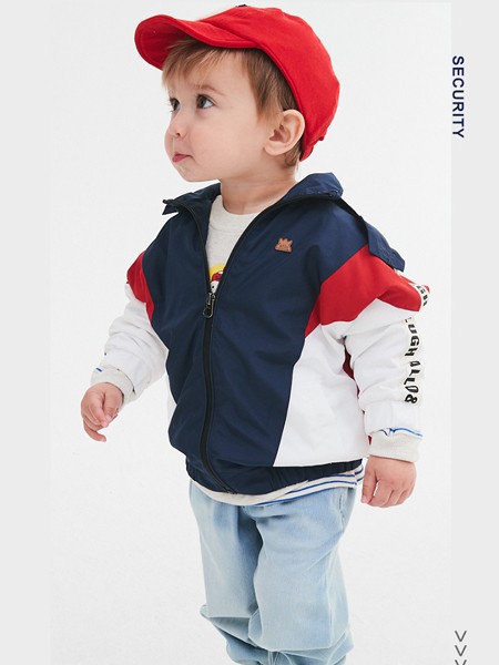 阿路和如 童装2022春夏季藏蓝色长裤