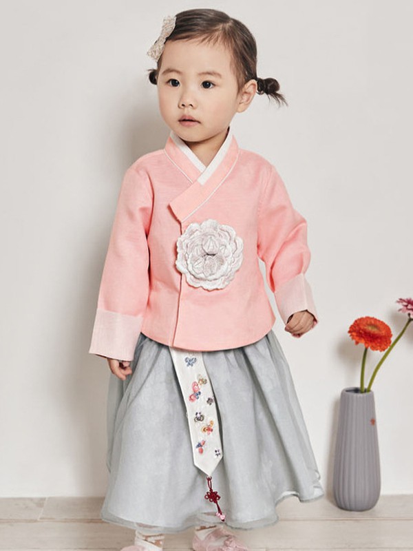 戴维贝拉 童装2022春夏季灰色半身裙