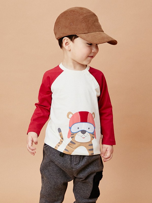 戴维贝拉 童装2022春夏季拼色T恤