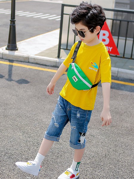 图图2022春夏季黄色T恤