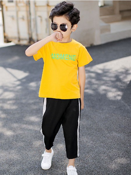 图图2022春夏季黄色T恤