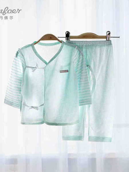 小丹佛尔童装2022春夏季绿色T恤