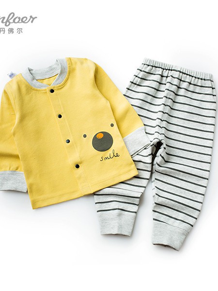 小丹佛尔童装2022春夏季黄色T恤