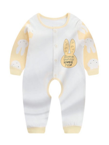 诺贝熊童装2022春夏季拼色连体衣