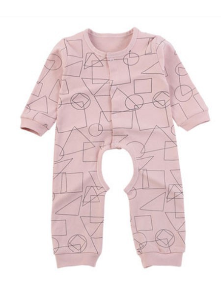 诺贝熊2022春夏季粉色连体衣