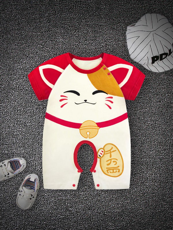 牧羊娃2022春夏季拼色连体衣