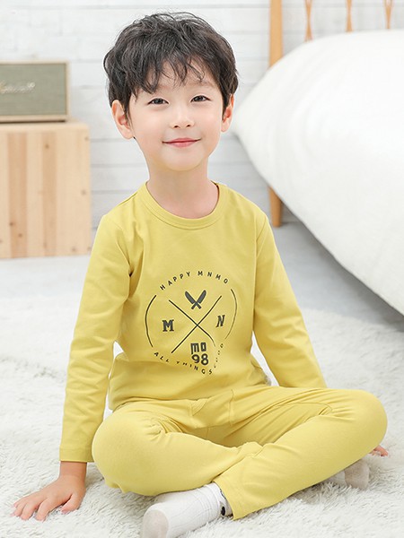 绿婴谷2022春夏季黄色T恤