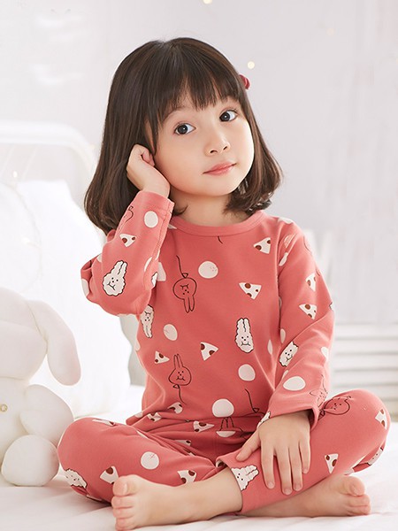 绿婴谷2022春夏季橙色T恤