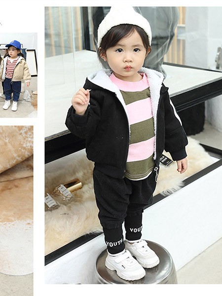 大象哥哥2021秋冬季黑色外套