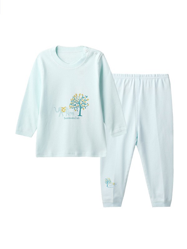 圣宝度伦2022春夏季蓝色T恤