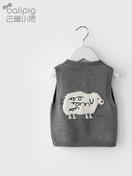 巴厘小猪2022春夏季灰色背心