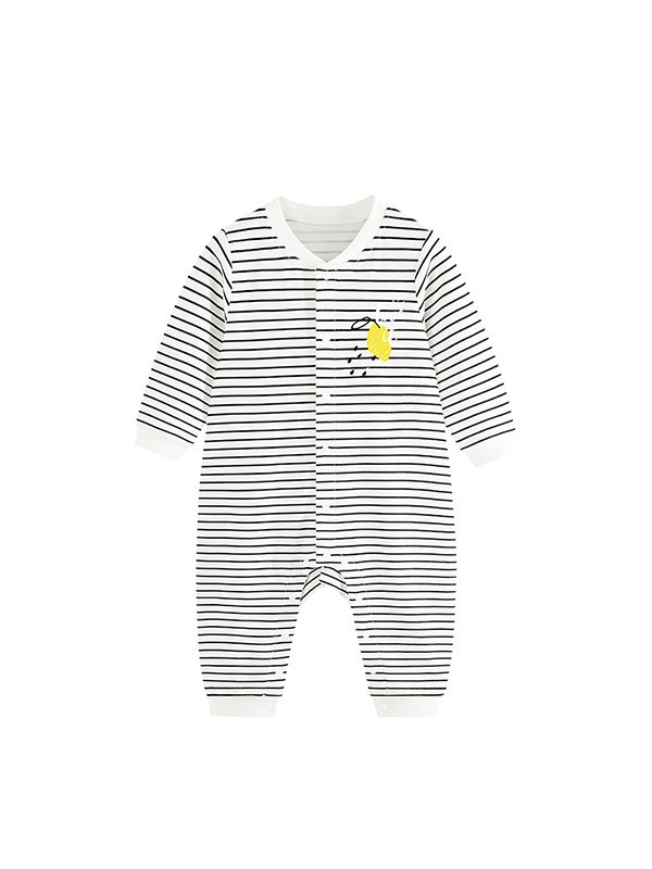 塔米拉拉童装2022春夏季白色连体衣