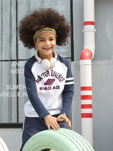 小李宁童装2022春夏季白色T恤