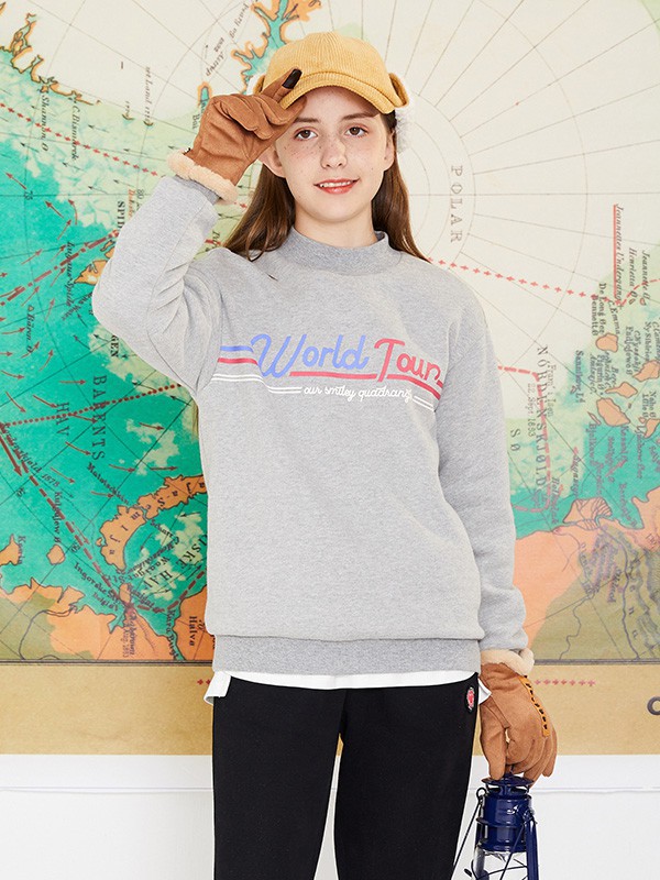 OURQ2022秋冬季灰色T恤