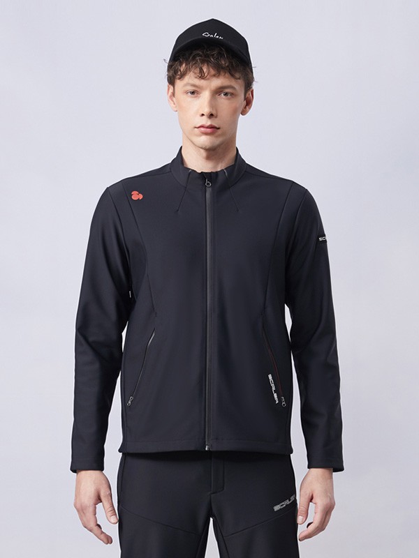 思凯乐运动装2021秋冬季黑色外套