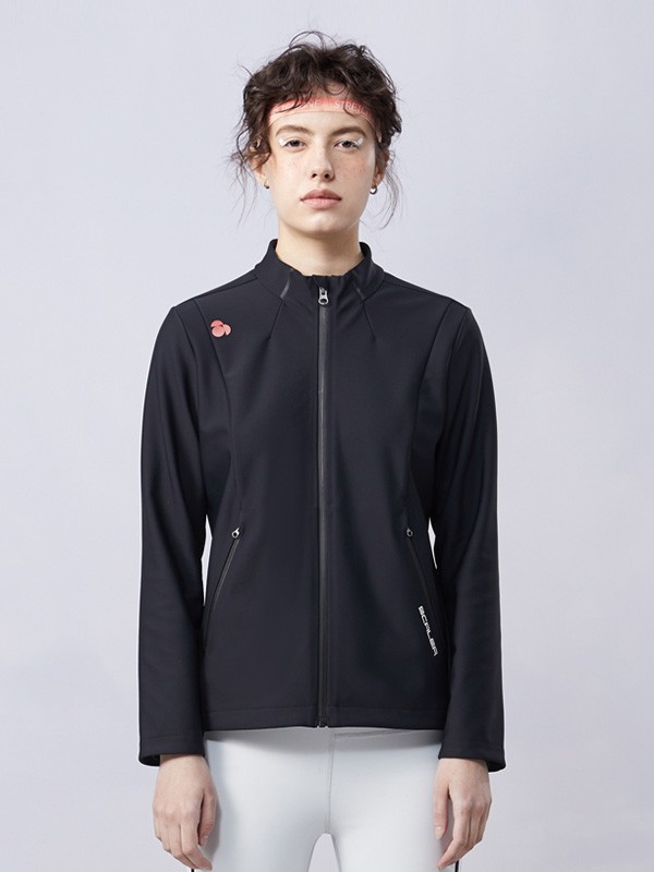 思凯乐运动装2021秋冬季黑色外套